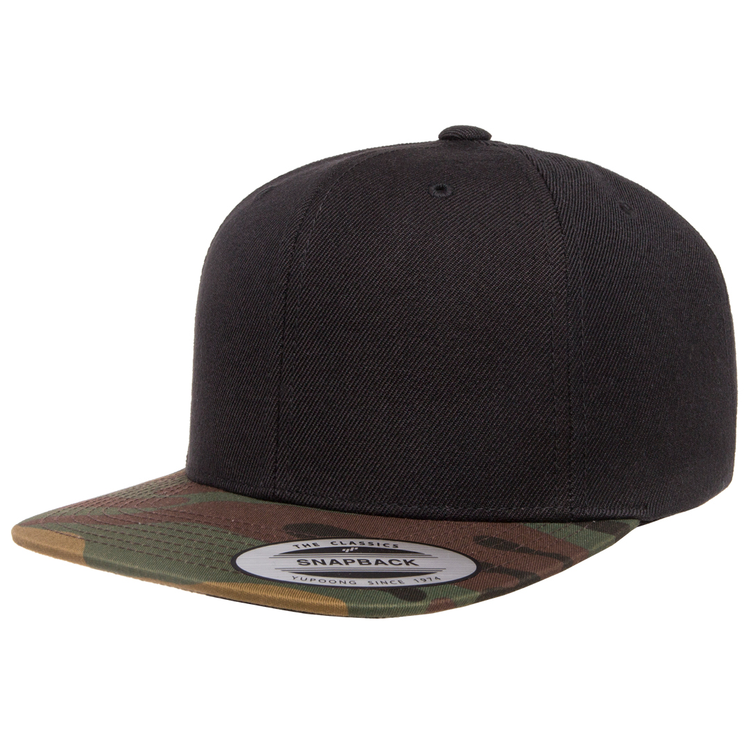 YP CLASSICS® Premium Snapback Camo – 2-Tone